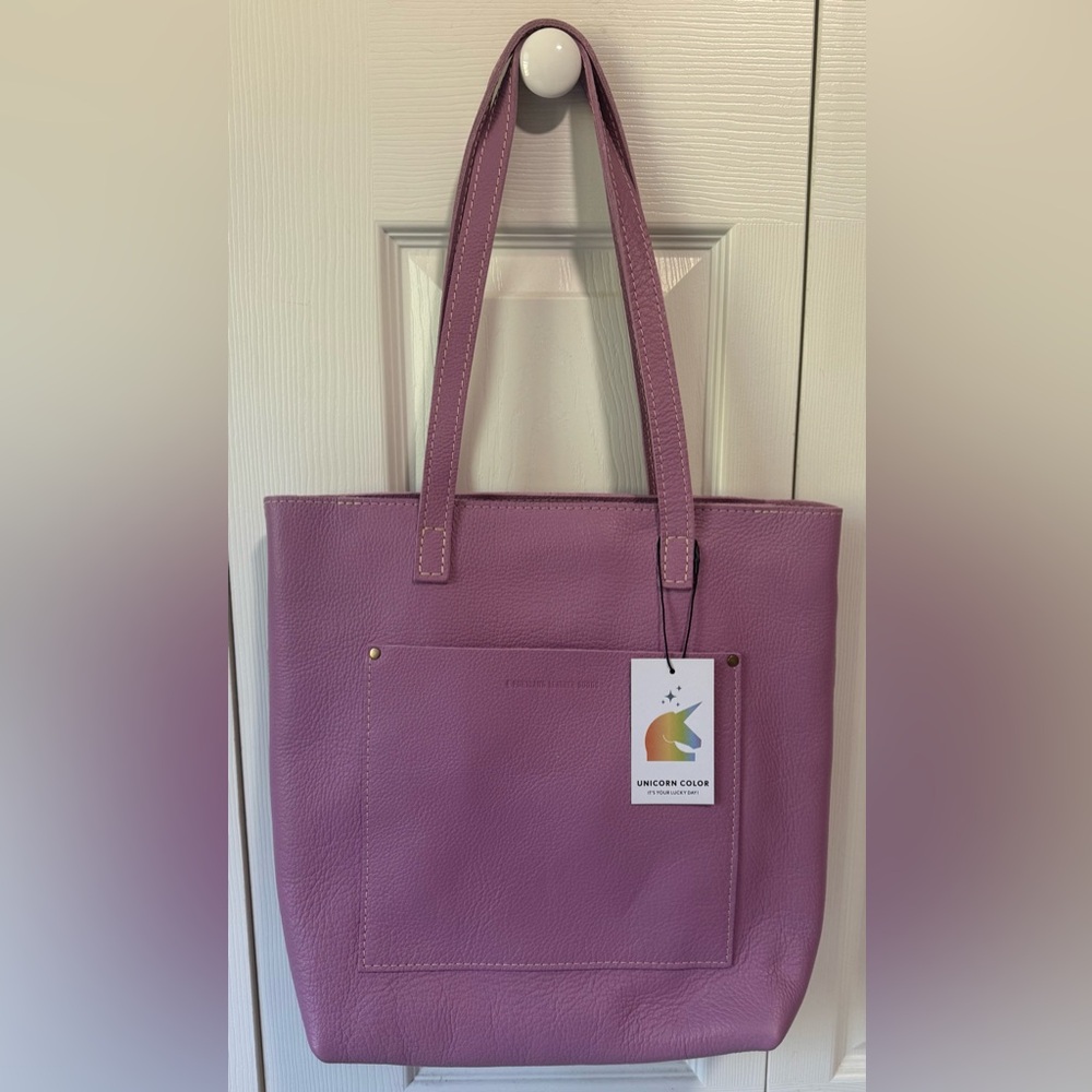 Portland Leather Goods Calla Lily Full Size Zip Crossbody Tote